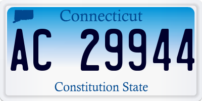 CT license plate AC29944