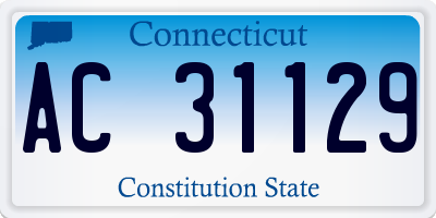 CT license plate AC31129