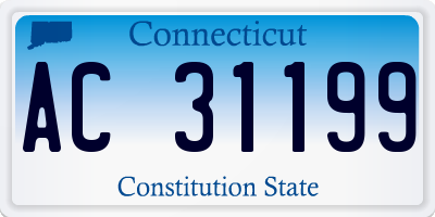 CT license plate AC31199