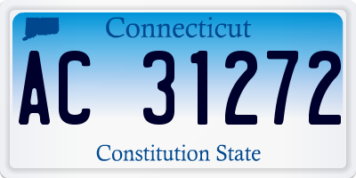 CT license plate AC31272
