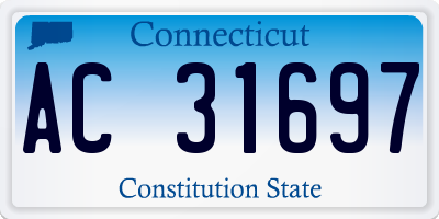 CT license plate AC31697