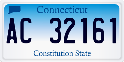 CT license plate AC32161