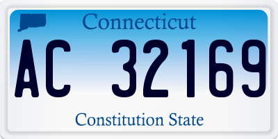 CT license plate AC32169