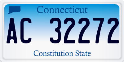 CT license plate AC32272