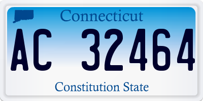 CT license plate AC32464