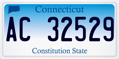 CT license plate AC32529