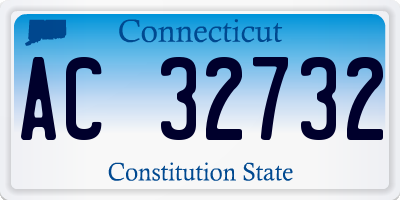 CT license plate AC32732