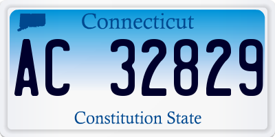 CT license plate AC32829