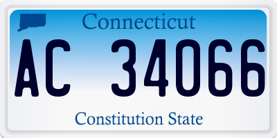 CT license plate AC34066