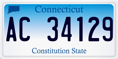 CT license plate AC34129