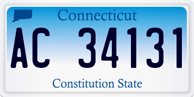 CT license plate AC34131
