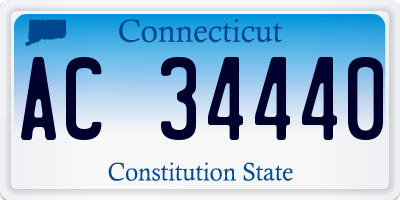 CT license plate AC34440