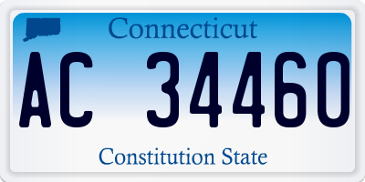 CT license plate AC34460