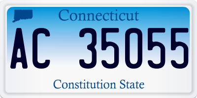 CT license plate AC35055