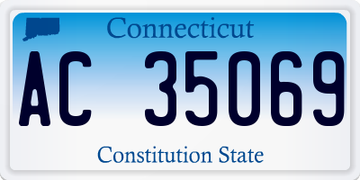 CT license plate AC35069