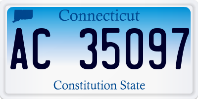 CT license plate AC35097