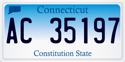 CT license plate AC35197