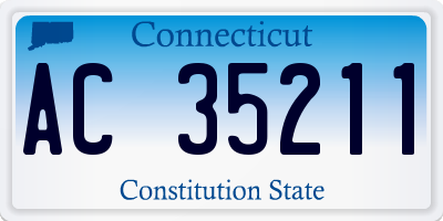 CT license plate AC35211