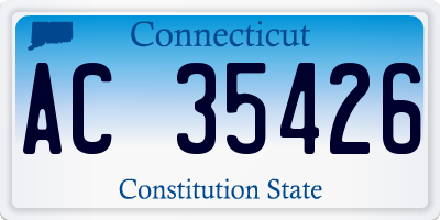 CT license plate AC35426