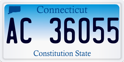 CT license plate AC36055