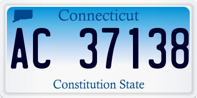 CT license plate AC37138