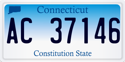 CT license plate AC37146