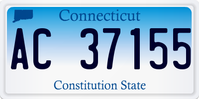 CT license plate AC37155