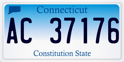 CT license plate AC37176