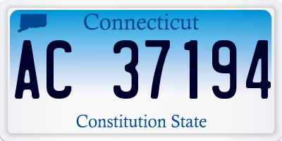 CT license plate AC37194
