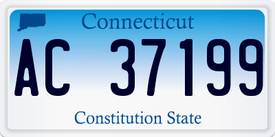 CT license plate AC37199