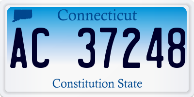 CT license plate AC37248