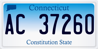 CT license plate AC37260