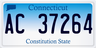 CT license plate AC37264