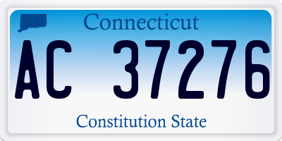 CT license plate AC37276