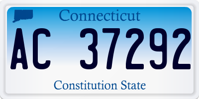 CT license plate AC37292