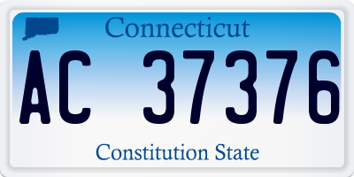 CT license plate AC37376