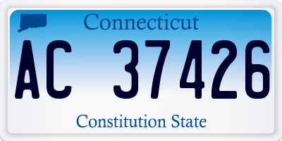 CT license plate AC37426