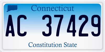 CT license plate AC37429