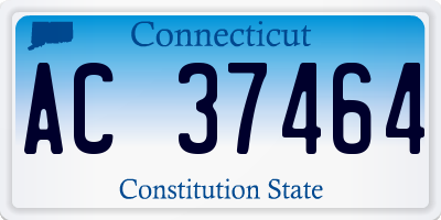 CT license plate AC37464