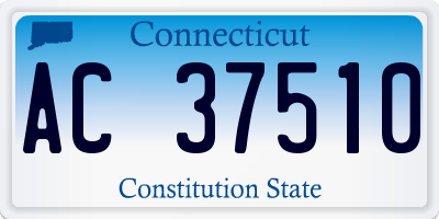 CT license plate AC37510