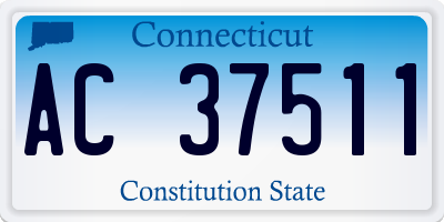 CT license plate AC37511
