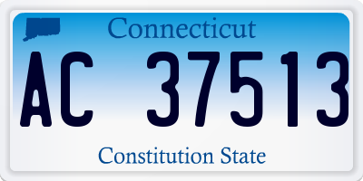CT license plate AC37513