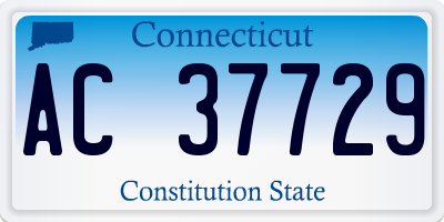 CT license plate AC37729