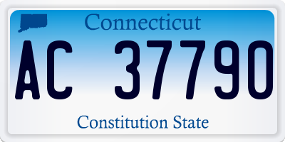 CT license plate AC37790