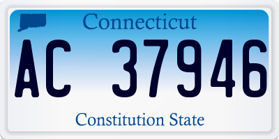 CT license plate AC37946