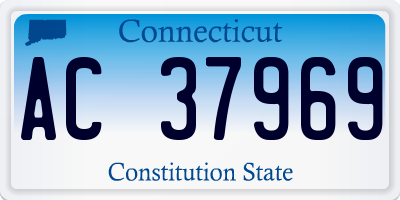 CT license plate AC37969