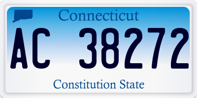 CT license plate AC38272
