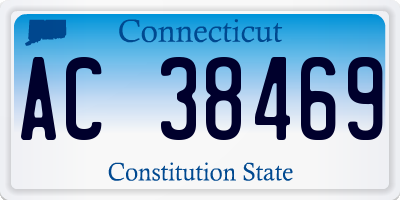 CT license plate AC38469