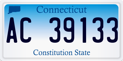 CT license plate AC39133