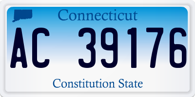 CT license plate AC39176